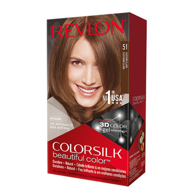 REVLON HAIR COLOR Colorsilk beautiful color tinte capilar 51 castaño claro 