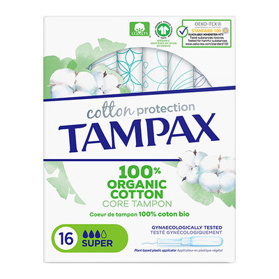 TAMPAX Tampax naturals super 16 unidades 