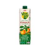 Bebida de soja con zumo de naranja 1 l 