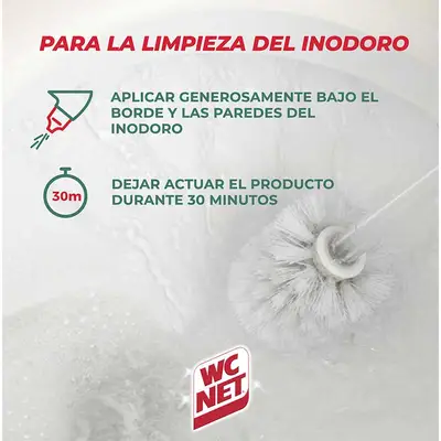 WC-NET Lejía gel limón 750 ml. 