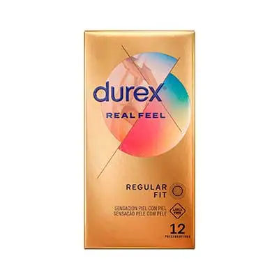 DUREX Preservativos real feel 12 unidades 