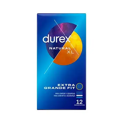 DUREX PROFILACTICOS NATURAL XL 12 UD