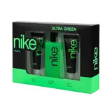 Set ultra green man edt 100 ml vaporizador + after shave 75 ml + gel de baño 75 ml 