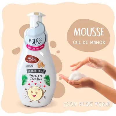 THE FRUIT COMPANY Mousse de manos coco 250 ml 