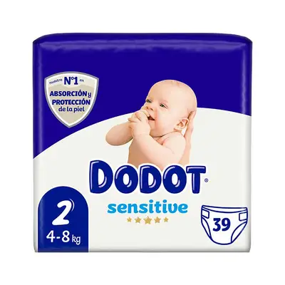Dodot - Pañales súper absorbentes talla 3, 62 unidades, Recien Nacido