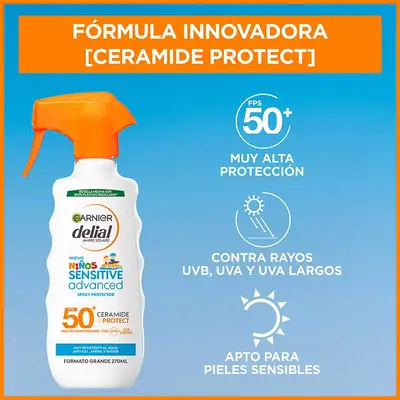 DELIAL Spray solar infantil sensitive advanced spf50 plus 270 ml 