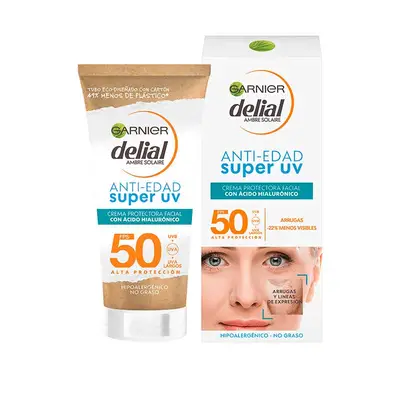 DELIAL Solar facial anti edad super uv spf50 plus 50 ml 