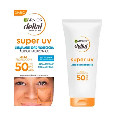 DELIAL Solar facial anti edad super uv spf50 plus 50 ml 