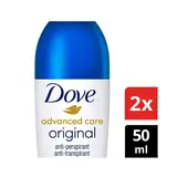 DOVE Desodorante roll-on original duplo 50 ml 