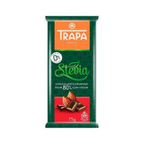 Chocolate negro 80% stevia 75 gr 