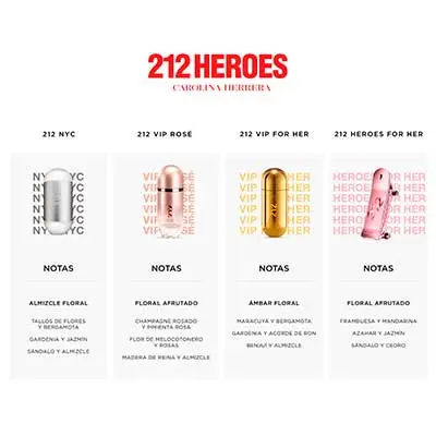 212 HEROES FOR HER <BR> EAU DE PARFUM