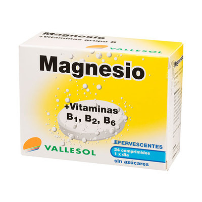 VALLESOL MAGNESIO - VIT B 24 COMP EFE