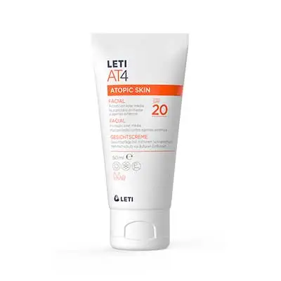 LETI Letiat4 crema emoliente facial spf 20 piel seca 50 ml 