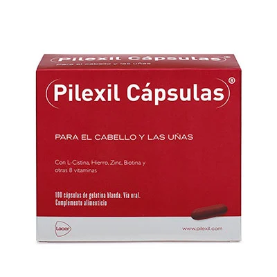 PILEXIL Cápsulas para el cabello vía oral 100 unidades 