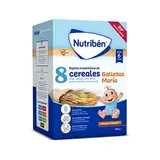 8 cereales con galletas maría papilla infantil 600 gr 