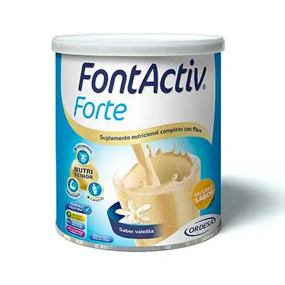 FONTACTIV Forte vainilla sin lactosa alimento dietético en polvo 800 gr 