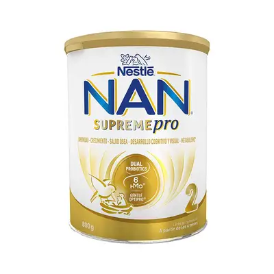 NAN Supreme pro 2 leche de continuación 800gr 