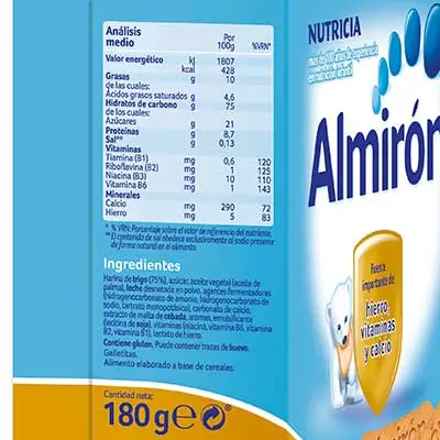 Almirón Nutricia Galletitas Bolsa 125 g