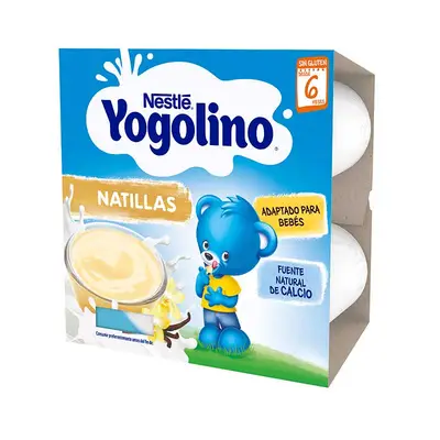 NESTLE YOGOLINO NATILLAS VAINILLA 4X100G