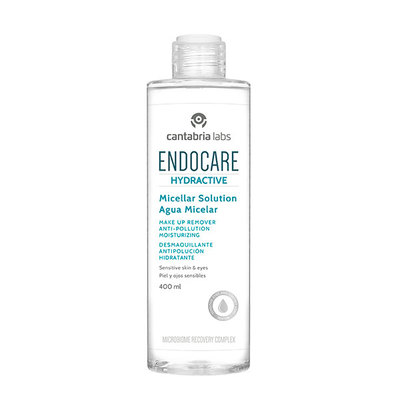 ENDOCARE Hydractive agua micelar limpieza facial, suave, hidratada y tonificada 400 ml 