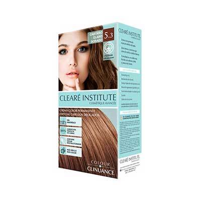 Clearé Institute Para cabello delicado 5.3 castaño claro dorado 170 ml 