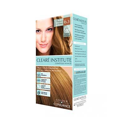 Clearé Institute Para cabello delicado 6.3 rubio oscuro dorado 170 ml 