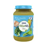 Tarrito organic brocoli guisantes y pavo 190 gr 