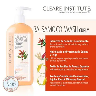 CLEARE CURLY BALSAMO CO-WASH 330 ML