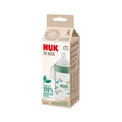 NUK Chupete Para Nature Látex 0-6 meses rojo / crema 2-pack