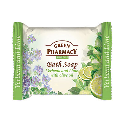 GREEN PHARMACY Jabón de baño verbena lime pastilla 100 gr 