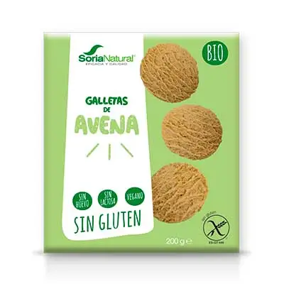 SORIA NATURAL Galletas eco avena s/gluten 200g 
